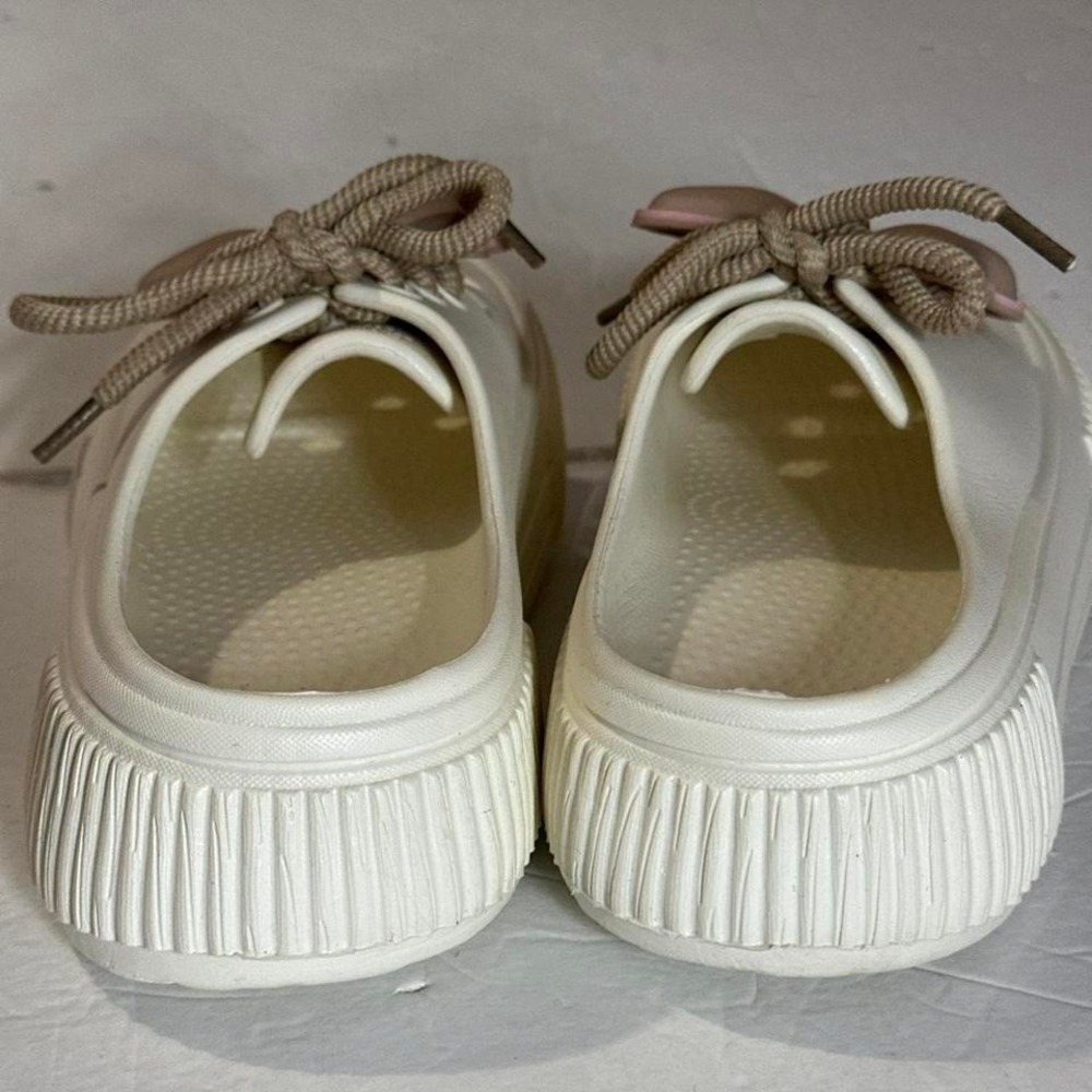 Big bow chunky rubber shoes fairy festival babydoll size 8 - Picture 3 of 7